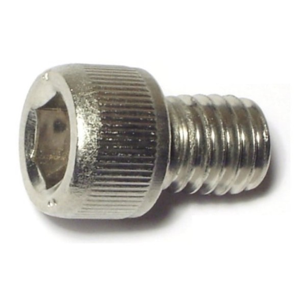 Midwest Fastener 3/8"-16 Socket Head Cap Screw, 18-8 Stainless Steel, 1/2 in Length, 5 PK 67841